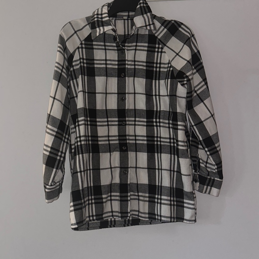 Flannel button down shirt